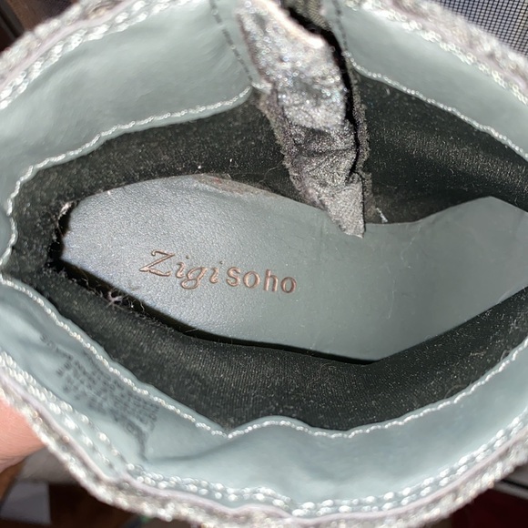 Boho deep green boots - Picture 3 of 4